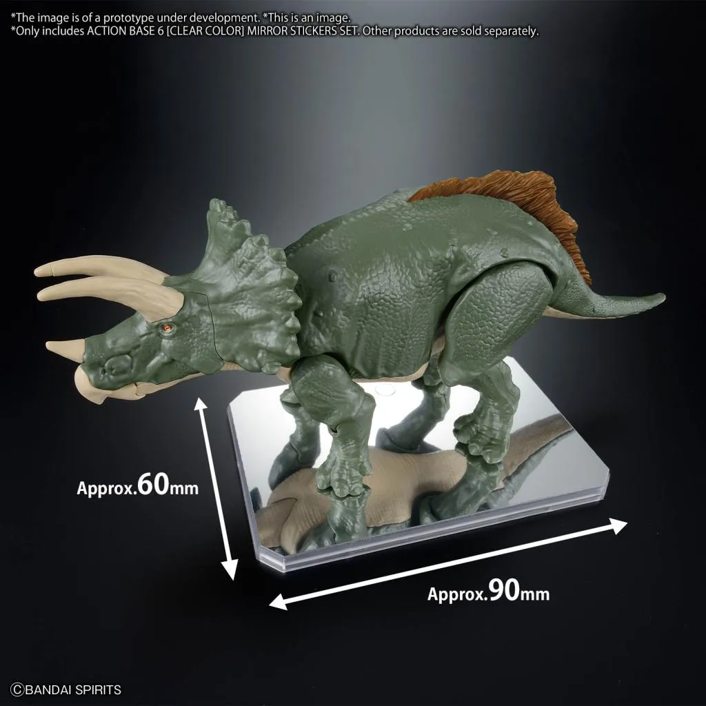 GUNDAM - Action Base 6 (Clear Color) Mirror Stickers Set - Model Kit